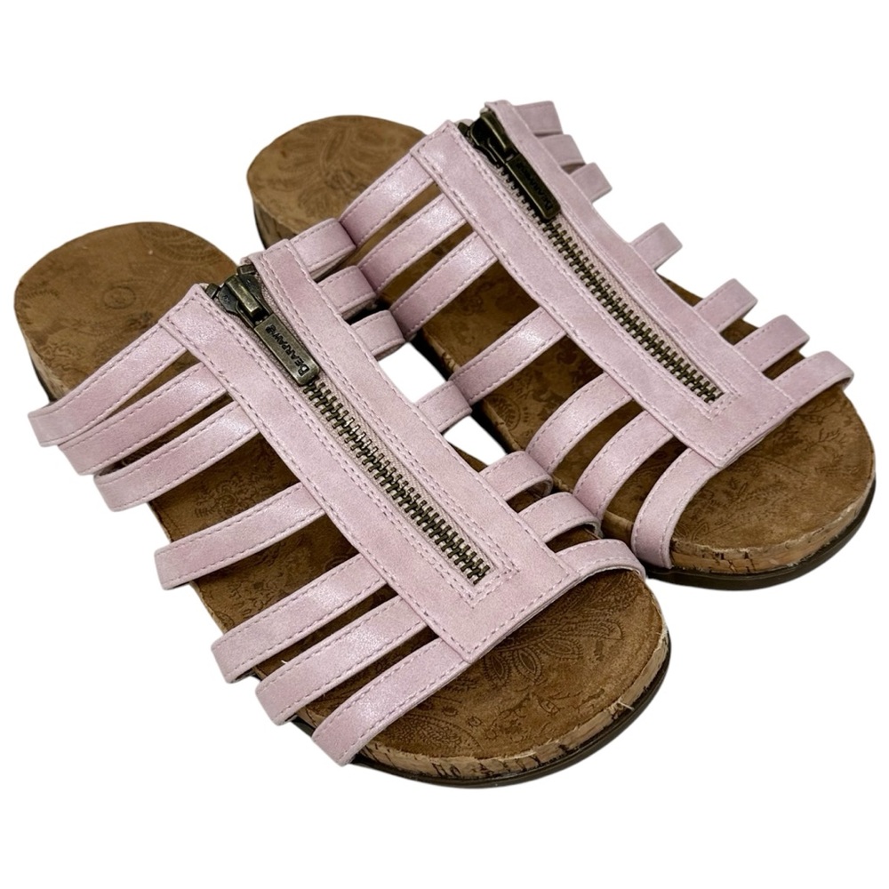NEW Bearpaw Sabrina Light Pink Strappy Sandal